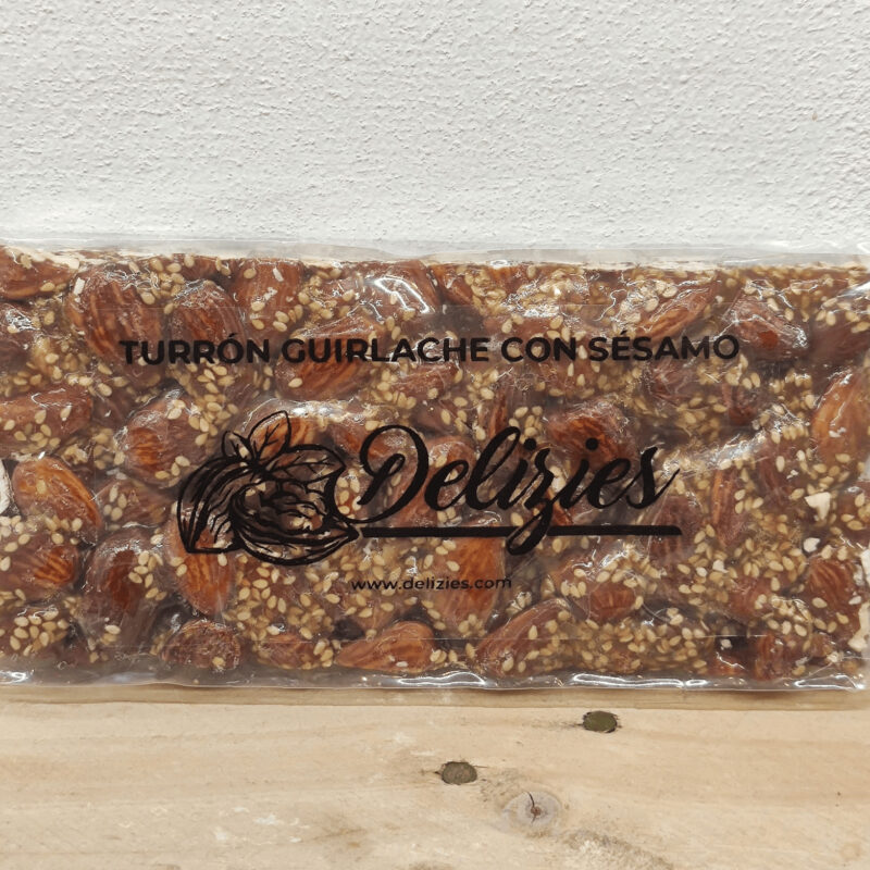 Turrón de Guirlache con Sésamo 200Gr.